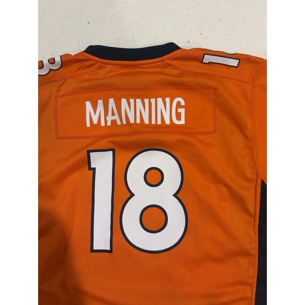Nike NFL On Field Peyton Manning 18 Denver Broncos Youth Jersey Size XL Football
